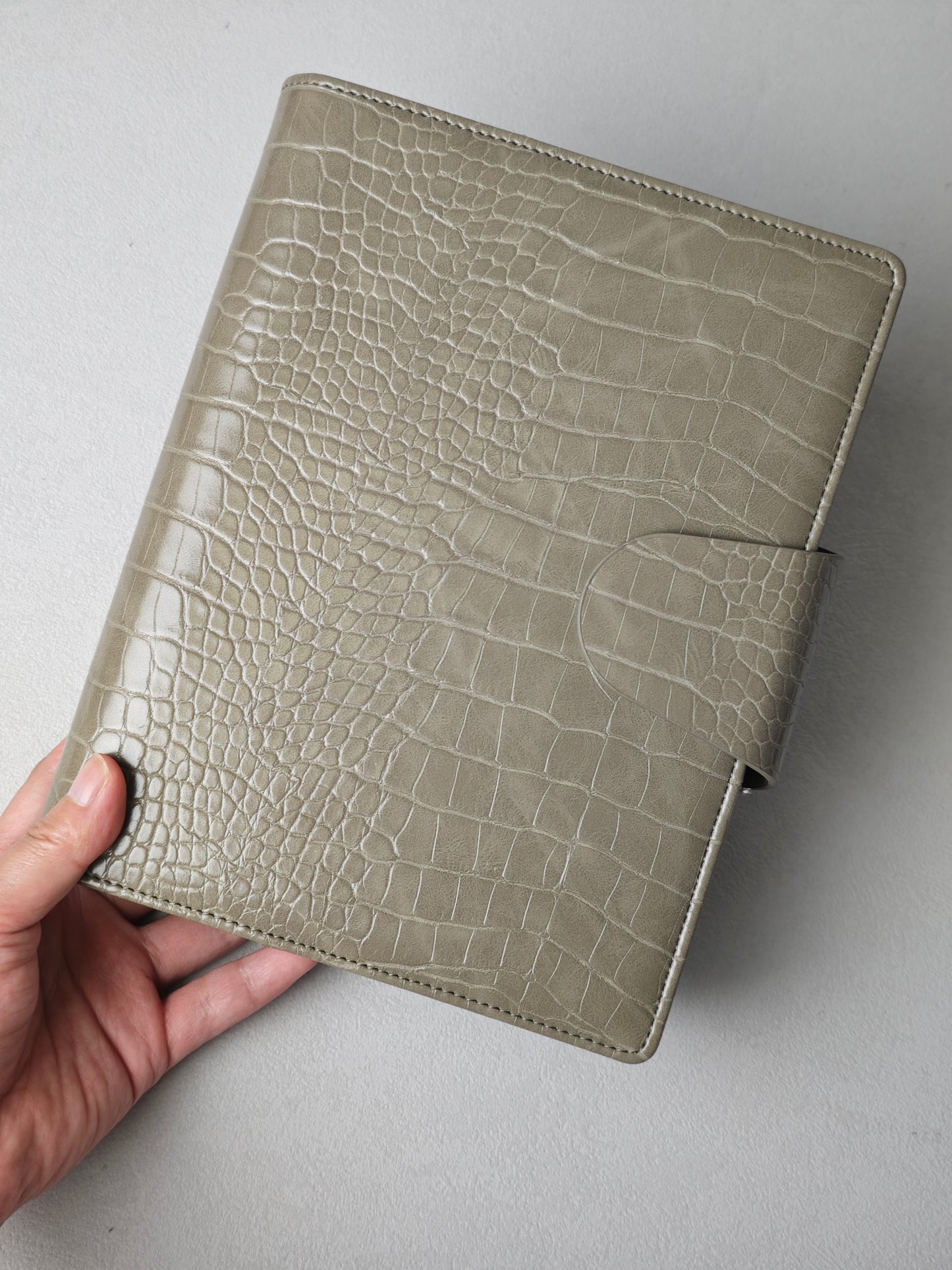 Taupe Croco Planner