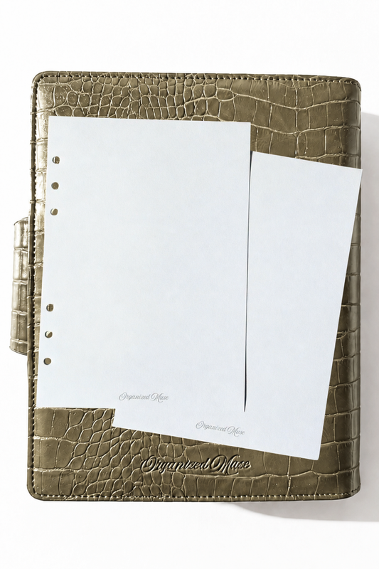 BLANK PAPER INSERTS