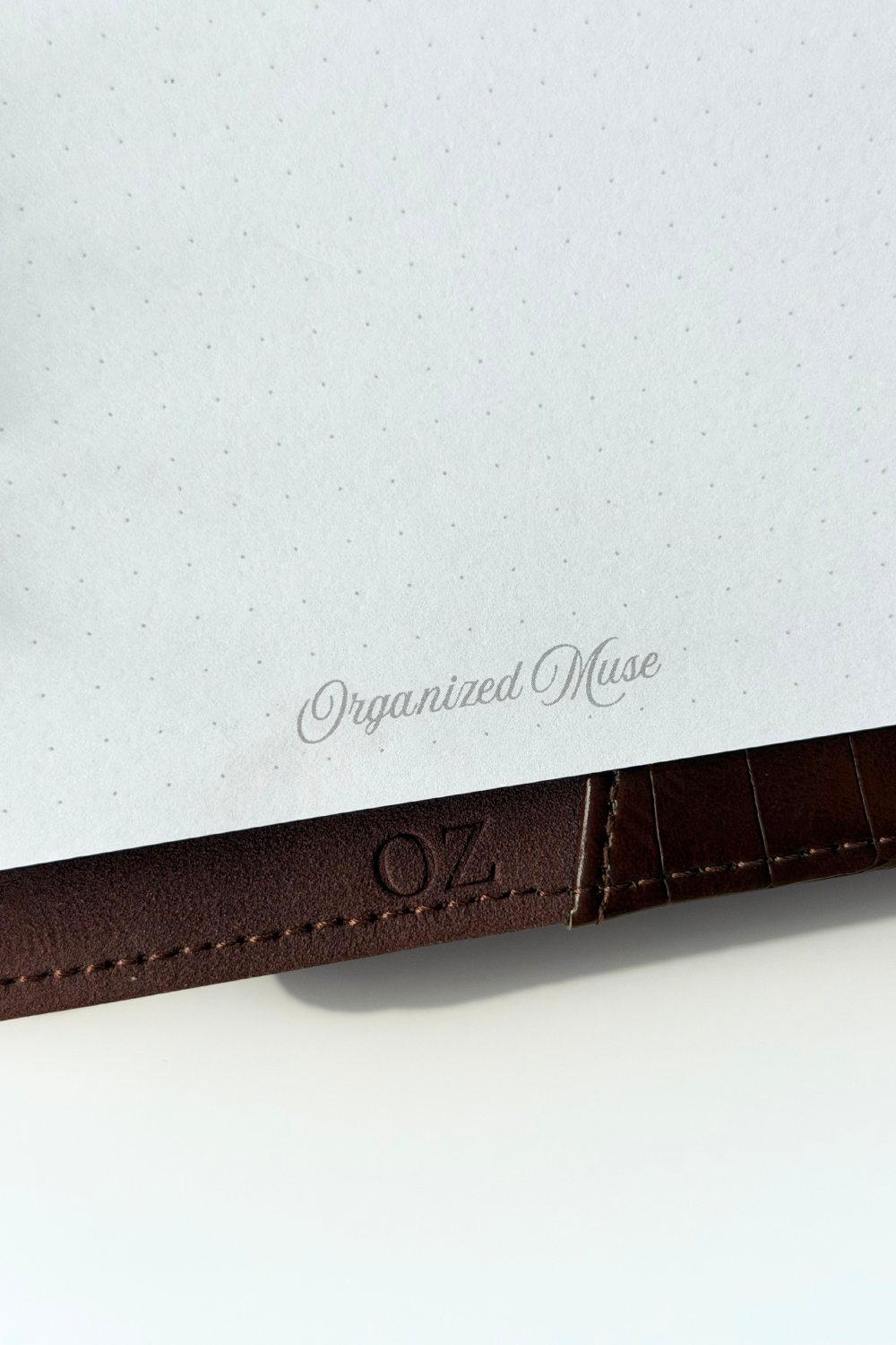 BURGUNDY CROCO PLANNER