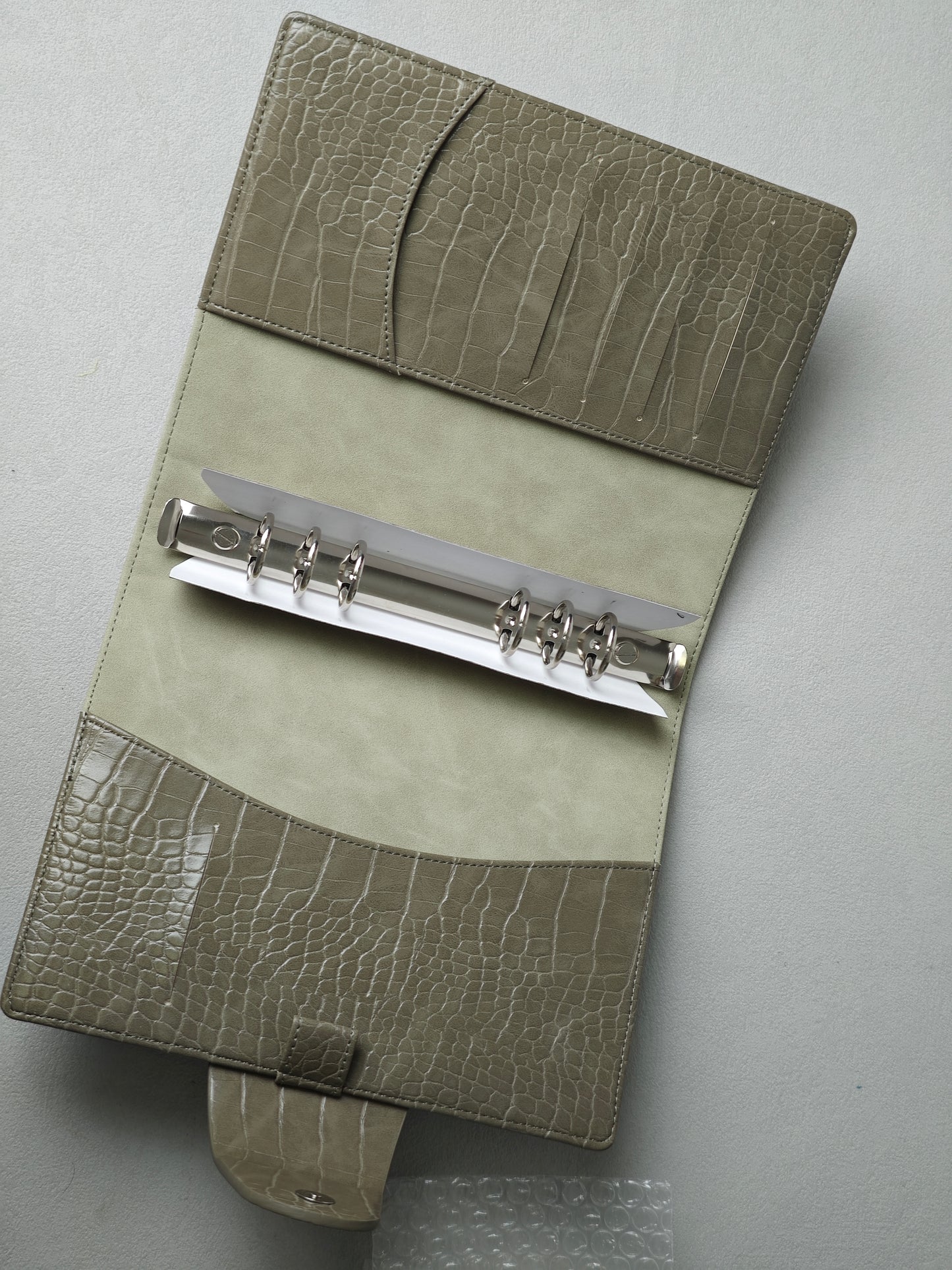 Taupe Croco Planner