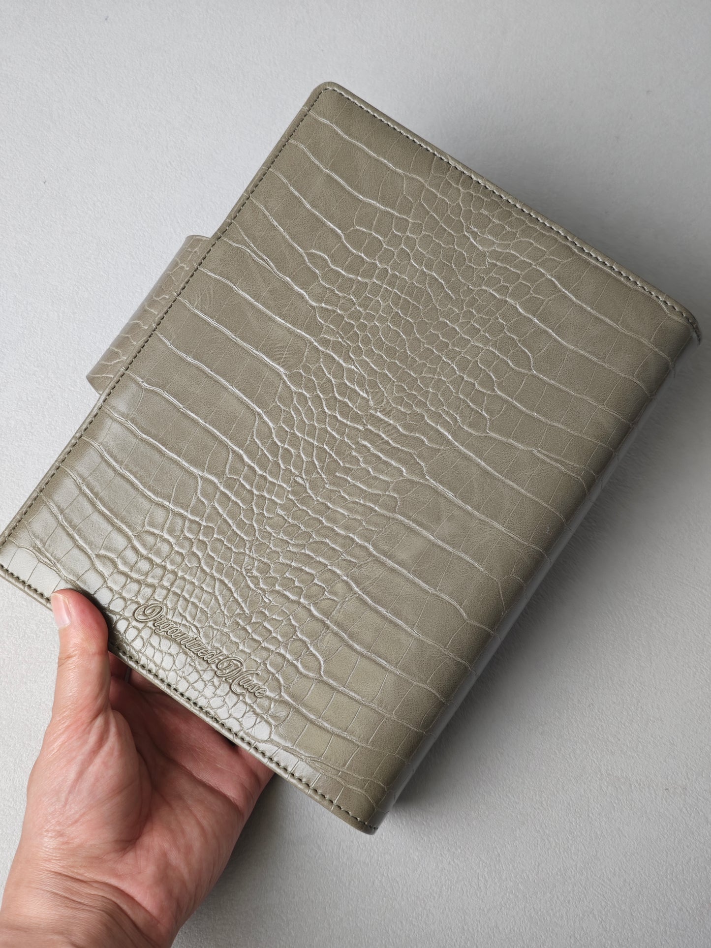 Taupe Croco Planner