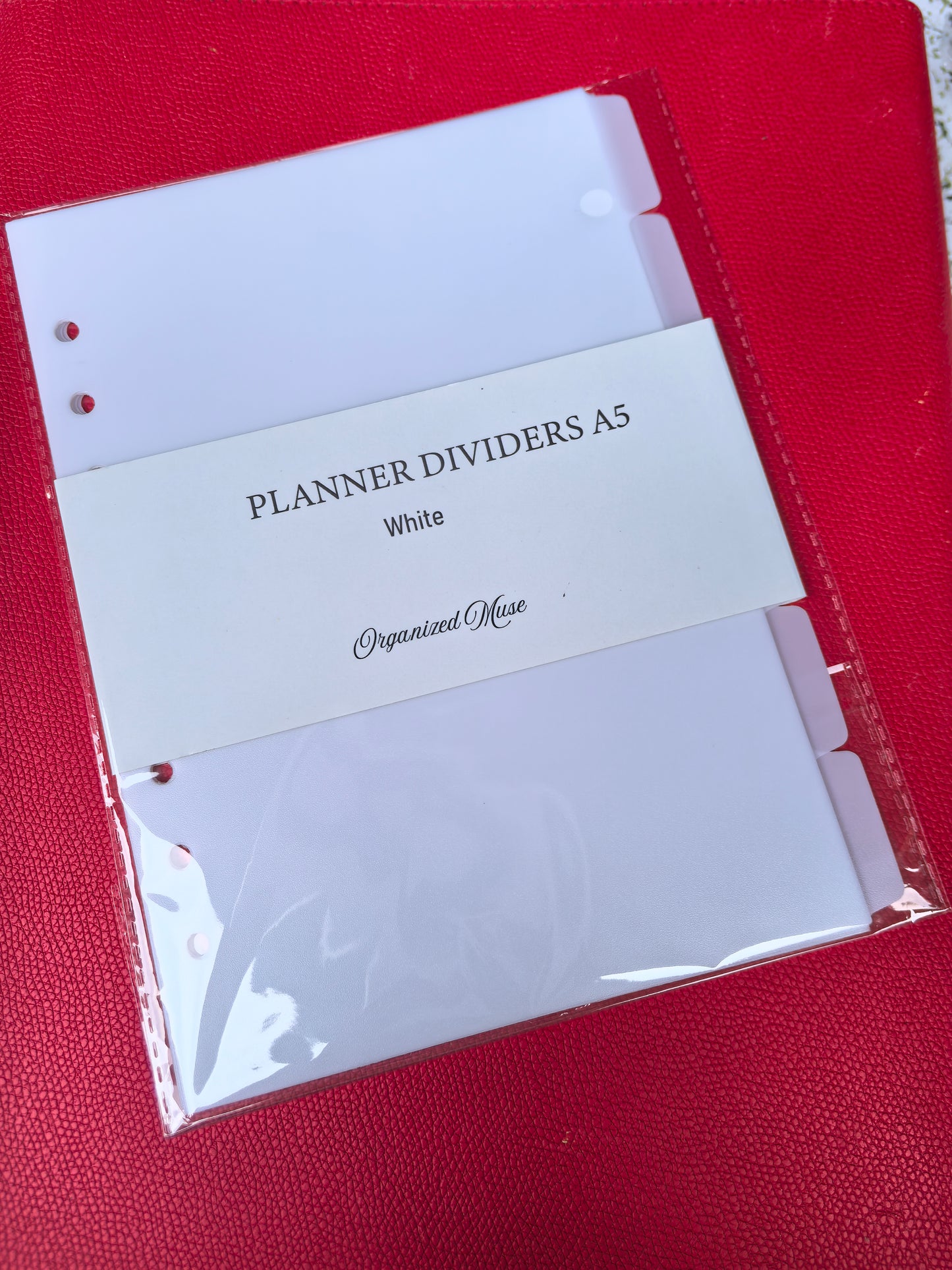 White Tab Divider