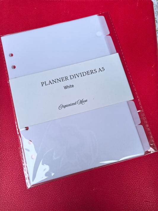 White Tab Divider