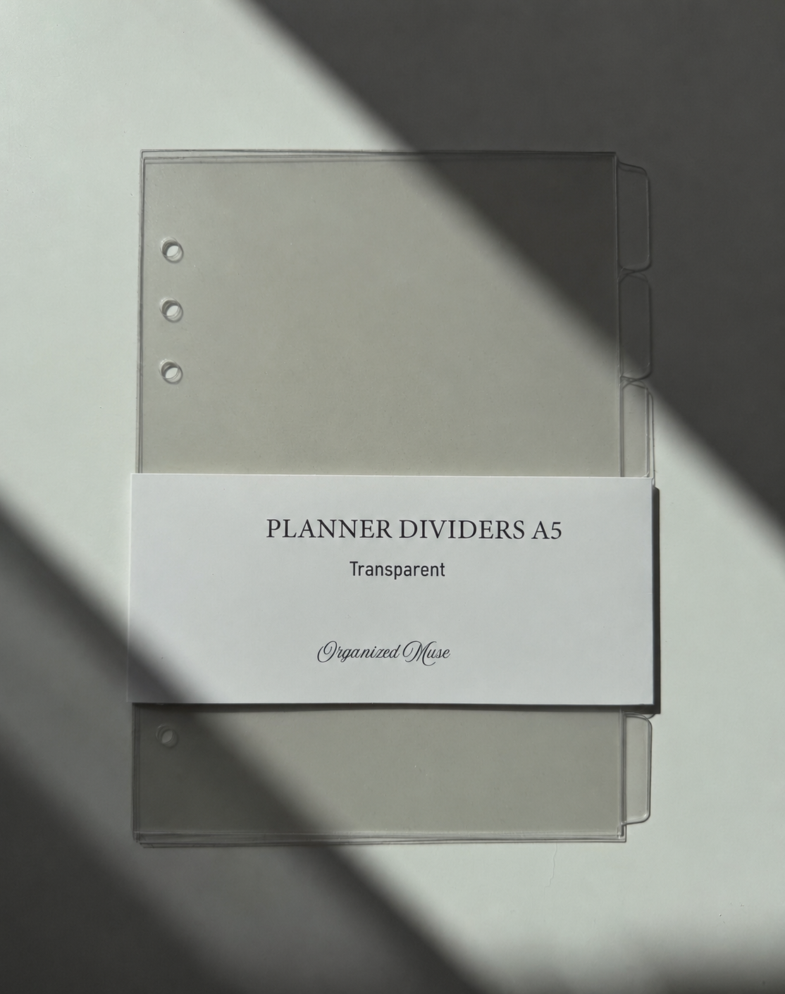 TRANSPARENT TAB DIVIDER