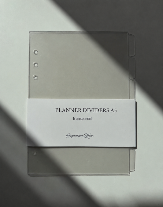 TRANSPARENT TAB DIVIDER