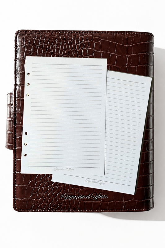 LINED PAPER INSERTS