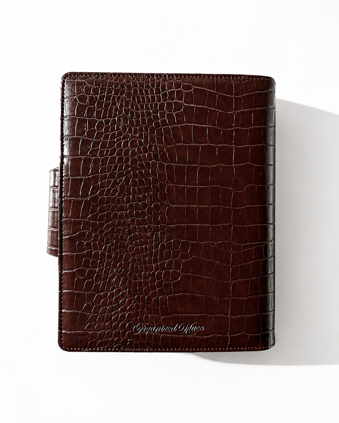 BURGUNDY CROCO PLANNER