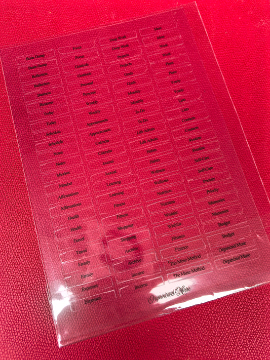 Black Label Sticker