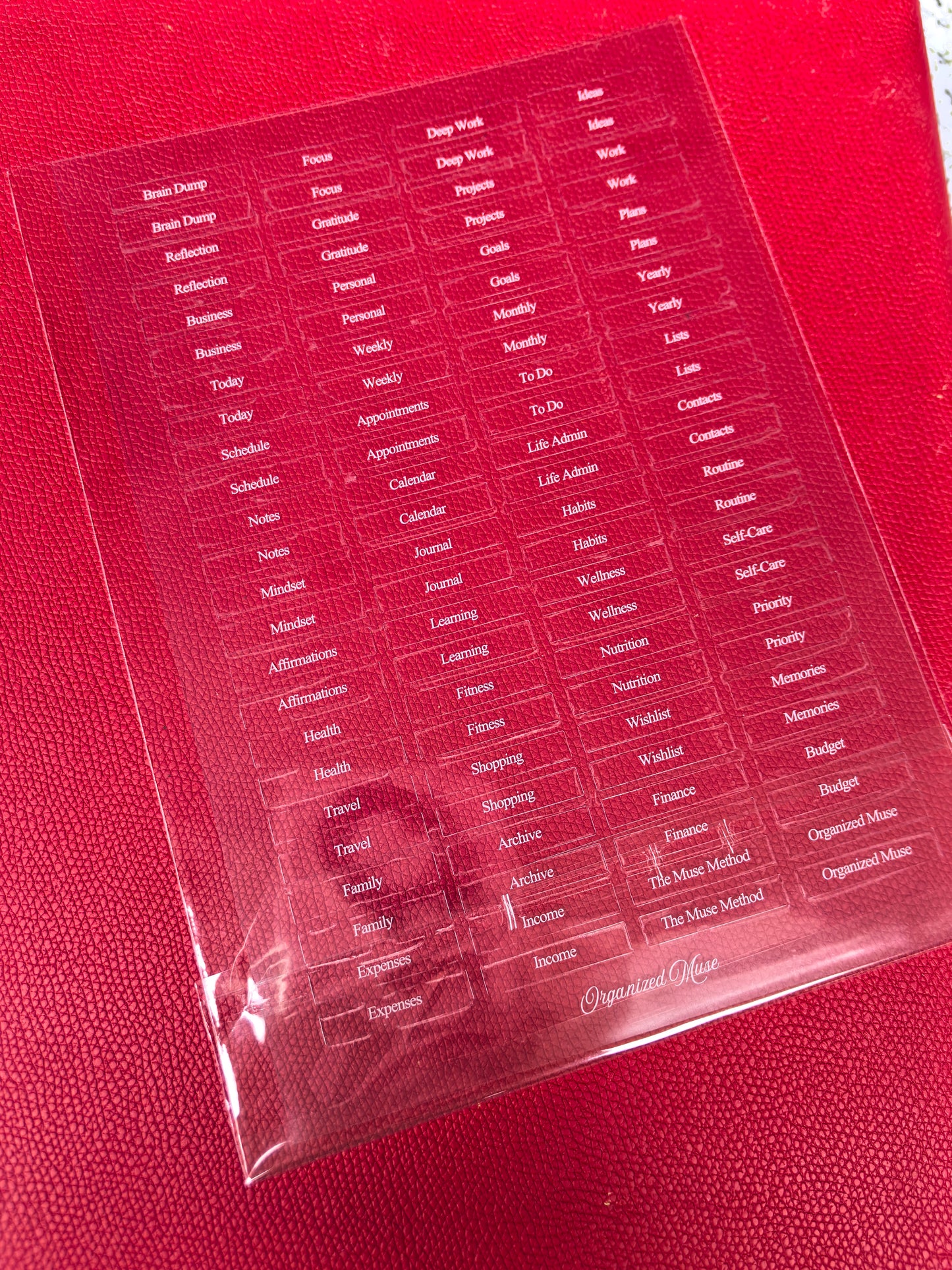 White Label Sticker