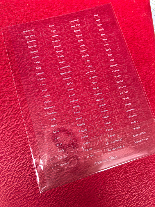 White Label Sticker
